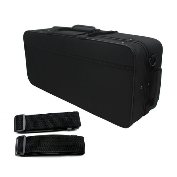 Trumpet Carrying Case Water Resistant Double Transport Handles Trumpet Box with Handle Strap