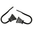 thumbnail image 1 of Trumpet Curtain Rod Holdback-Color:Black, 1 of 3
