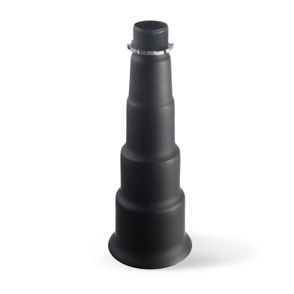 Trumpet Exhaust Tip for 3/4 NPT Exhaust Header Pipe with female thread For Predator 212cc 196cc/6.5hp For Coleman CT200U BT200x CT200U-EX Parts(High-Temp Black Finish)