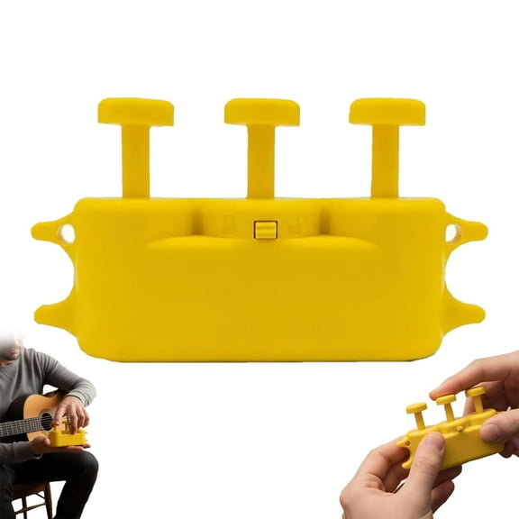 Trumpet Fidget Finger Strengthener with Spring-Loaded Keys - Adjustable Hand Grip Trainer for Piano Guitar Bass Musicians, Portable Silent Finger Exercise Tool for Daily Hand Workouts