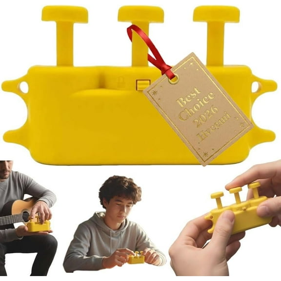 Trumpet Fidget Toy, Adjustable Pocket Trumpet Fidget Keys, Finger Strengthener with Spring-Loaded Keys, Hand Grip Trainer for Piano, Portable Silent Finger Exercise Tool for Daily Hand Workouts