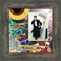 Trumpet, Marching or Concert Band Personalized Picture Frame, 10X10 3514