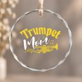 Trumpet Mom Marching Band Mother Mama Player Christmas Ornament ...