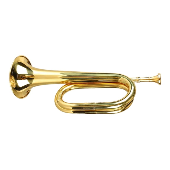 Trumpet Music Bugle Marching Instrument Copper Alloy Compact Design for School Band Beginner Orchestra Performance