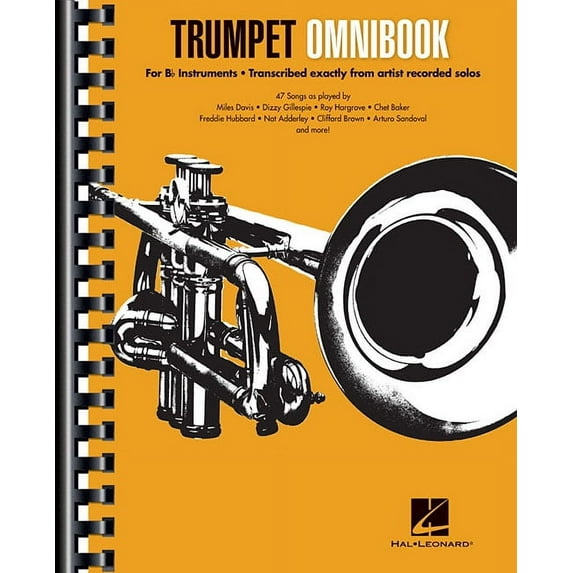 Trumpet Omnibook Sheet Music for B-Flat Instruments Jazz Transcriptions from Dizzy Gillespie, Miles Davis, Clifford Brow, (Paperback)