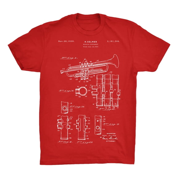 Trumpet Patent 100% Cotton Premium T-Shirt