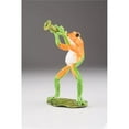 thumbnail image 1 of Trumpet Playing Frog Enamel Painted Trinket Box with Austrian Crystals, 1 of 1
