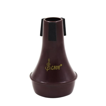 Trumpet Practice Straight Mute Mini Sordine For Practicing - Burgundy