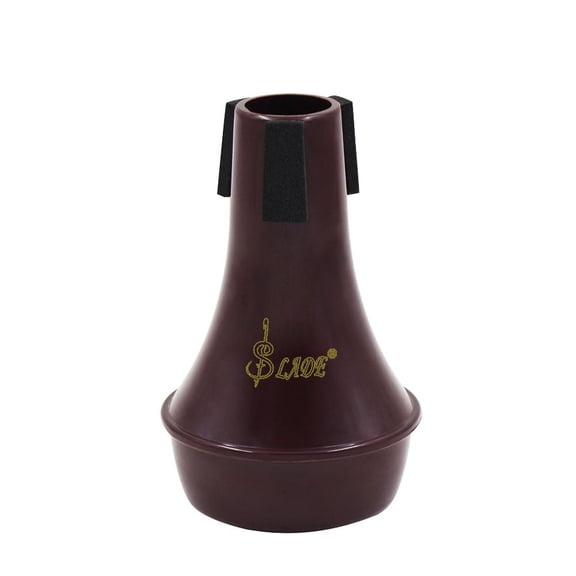 Trumpet Practice Straight Mute Mini Sordine For Practicing - Burgundy