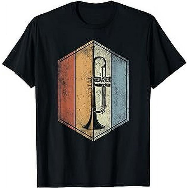 Trumpet Shirt. Retro Style T-Shirt For Trumpet Player Trumpet Shirt. Retro Style T-Shirt For Trumpet Player