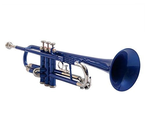 Trumpet Small SIB Blue-with Mouthpiece in Case