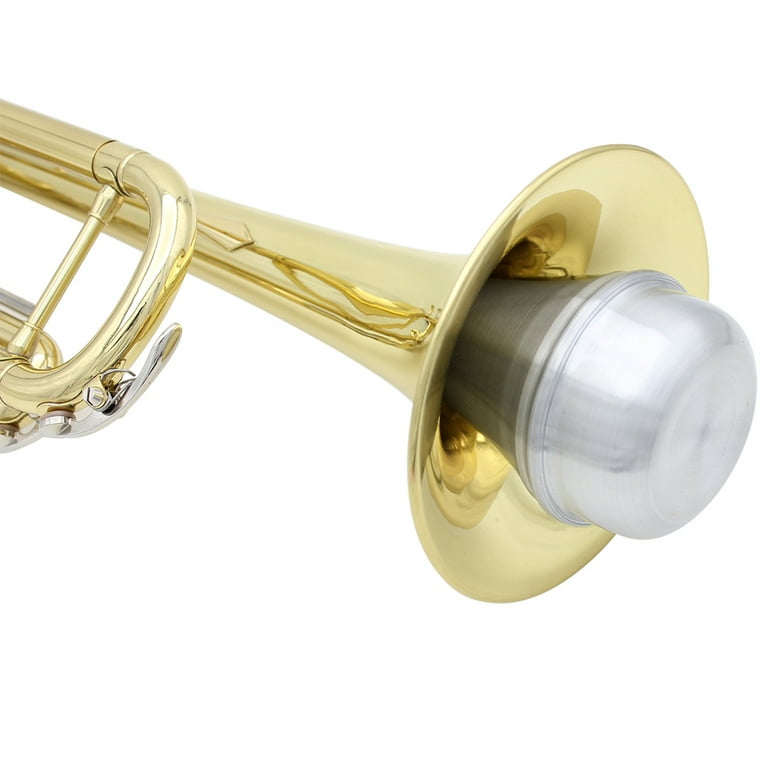 Trumpet Straight Mute Sourdine Aluminum Alloy Silver Color
