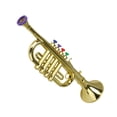 thumbnail image 1 of Trumpet Toy Wind Instrument For Young Musicians ABS Material Safe Round Edges Lightweight Portable Music Education Gift For Beginners, 1 of 6