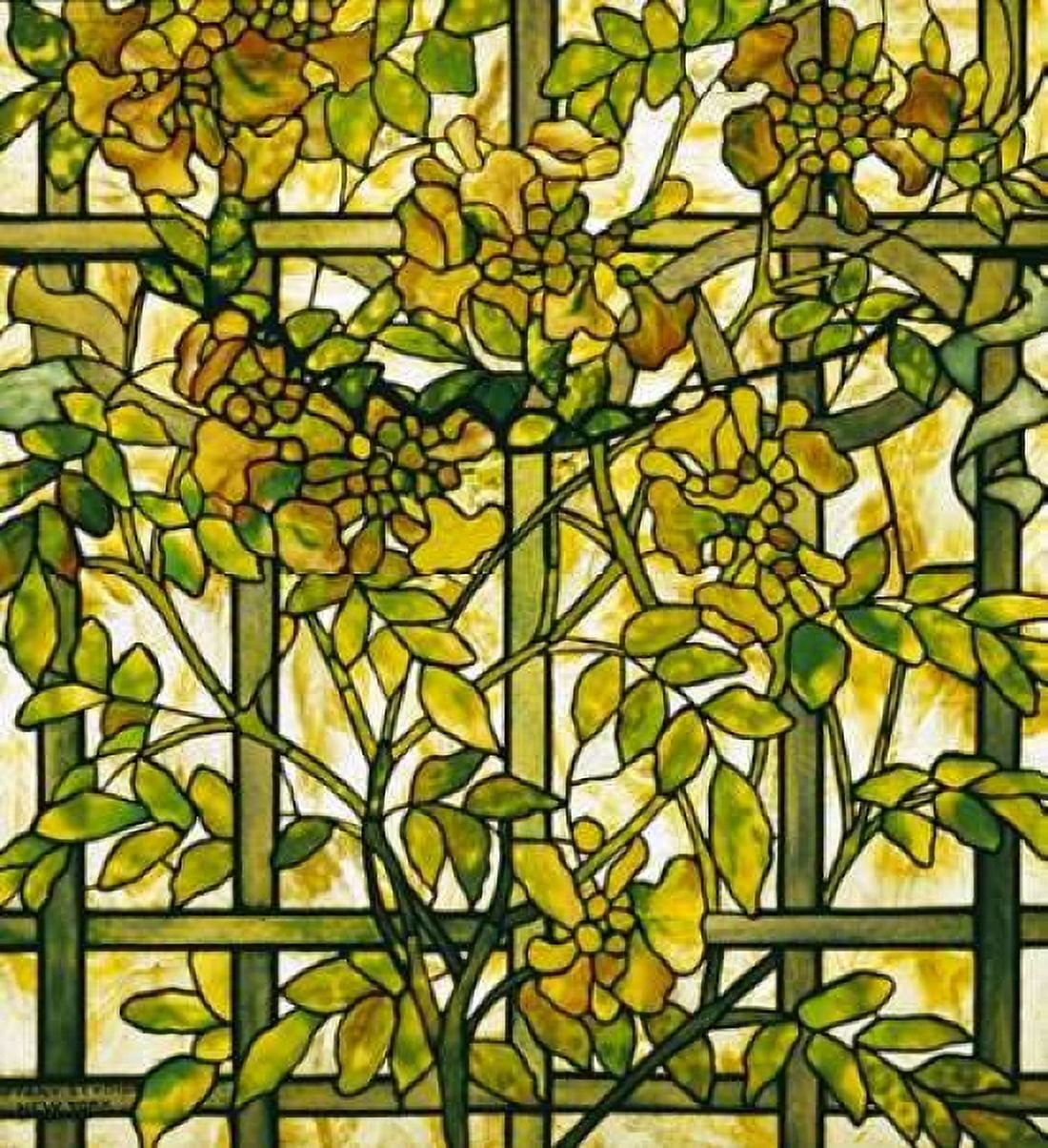 Trumpet Vine Canvas Art - Tiffany Studios (24 x 24)