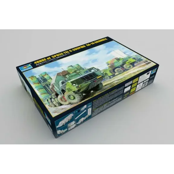 Trumpeter 01038 1/35 48N6E of 5P85S TEL S-300PMU SA-10 GRUMBLE Military Model kit