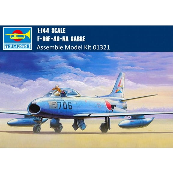 Trumpeter 01321 1/144 F-86F-40-NA Sabre Plastic Model Kit