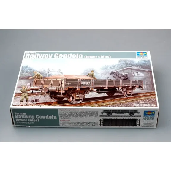 Trumpeter 01518 1/35 German Railway Gondola (Lower sides) - Scale Model Kit