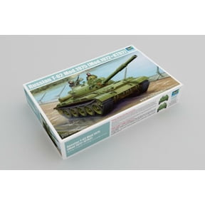 Trumpeter 01552 1/35 Russian T-62 Mod.1975(Mod.1972+KTO2) assembly model