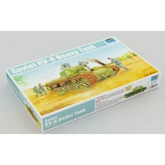 Trumpeter 01565 1/35 Soviet KV-8 Heavy Tank - Scale Model Kit