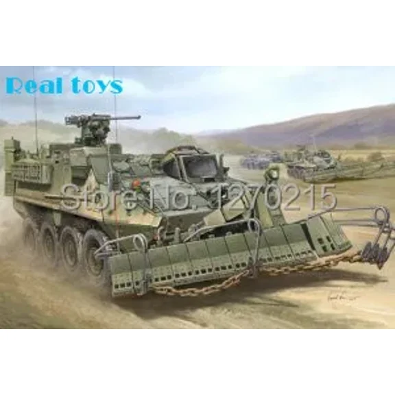 Trumpeter 01575 1/35 M1132 Stryker ESV(Engineer Squad Vehicle)w/SMP/AMP-Surface Mine Plow