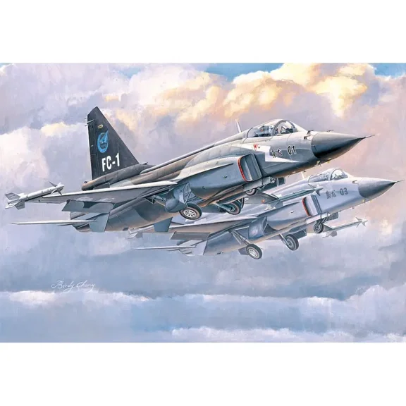 Trumpeter 01658 1/72 Chinese FC-1 Prototype 01&03 - Scale Model Kit