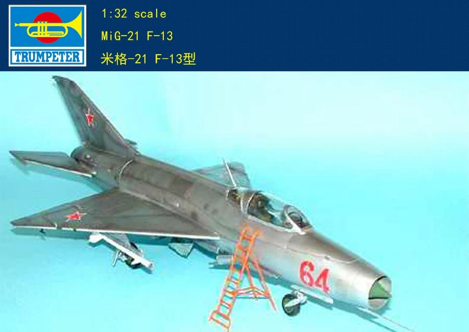 Trumpeter 02210 1/32 MiG-21 F-13 model kit - Walmart.com