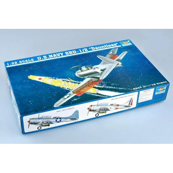Trumpeter 02241 1/32 US. Navy SBD-1/2 Dauntless Assemble Plastic Model Kit