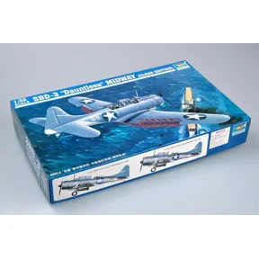 Trumpeter 02244 1/32 SBD-3 Dauntless MIDWAY(CLEAR EDITION) Assembly Model Kit