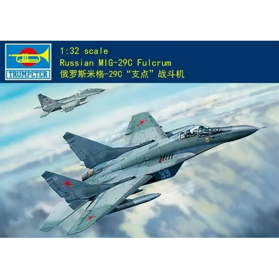 Trumpeter 03224 1/32 scale Russian MIG-29C "Fulcrum" fighter Plastic assembly plastic model kit