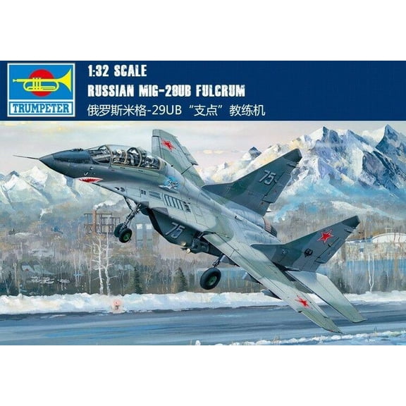 Trumpeter 03226 1/32 Russian MiG-29UB Fulcrum Aircraft Model Kit