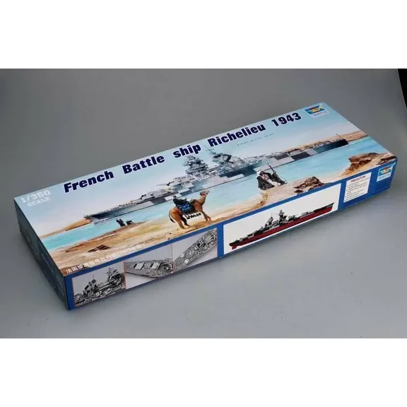 Trumpeter 05311 1/350 French battleship Richelieu Assemble Plastic Model Kit