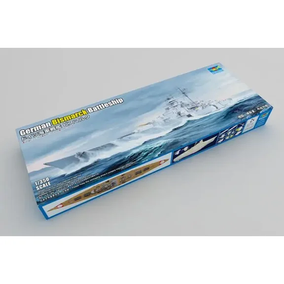 Trumpeter 05358 1/350 scale Bismarck Battleship  Assemble Plastic Model Kit