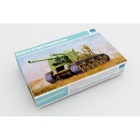 Trumpeter 05583 1/35 S-51 Self-Propelled Gun - Scale model Kit