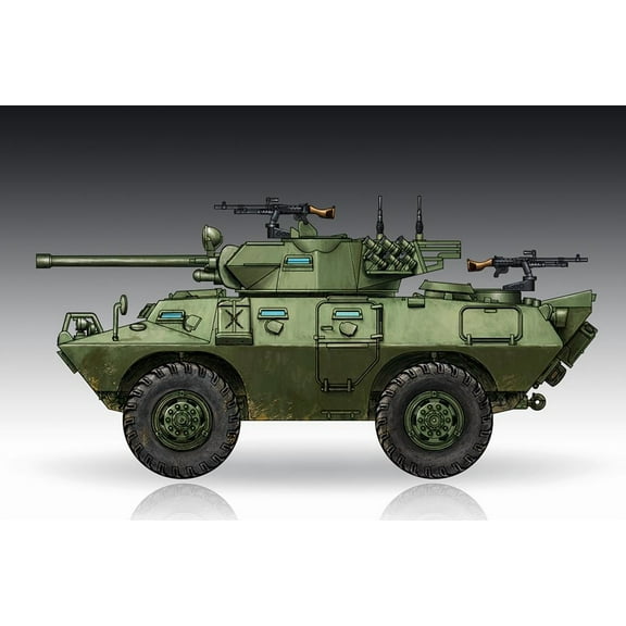 Trumpeter 07442 1/72 Scale US. LAV-150 APC 90mm Mecar Gun Model Kit