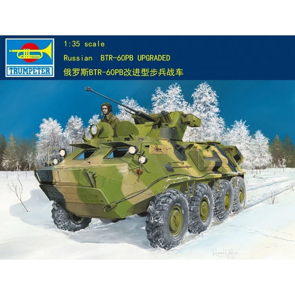 Trumpeter 1/35 01545 Russian BTR-60PB Upgraded