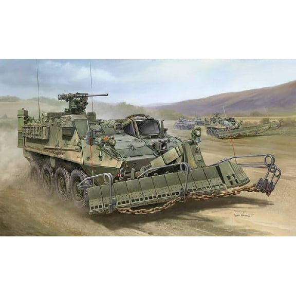 Trumpeter 1/35 M1132 Stryker Engineer Squad Vehicle (ESV) with Surface Mine Plow