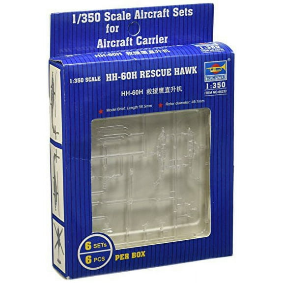 Trumpeter 1/350 USN HH60H Rescue Hawk Helicopter Set (6-Box)