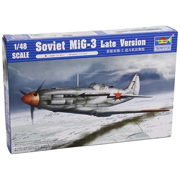 Trumpeter 1/48 MiG3 Late Version Fighter Model Kit