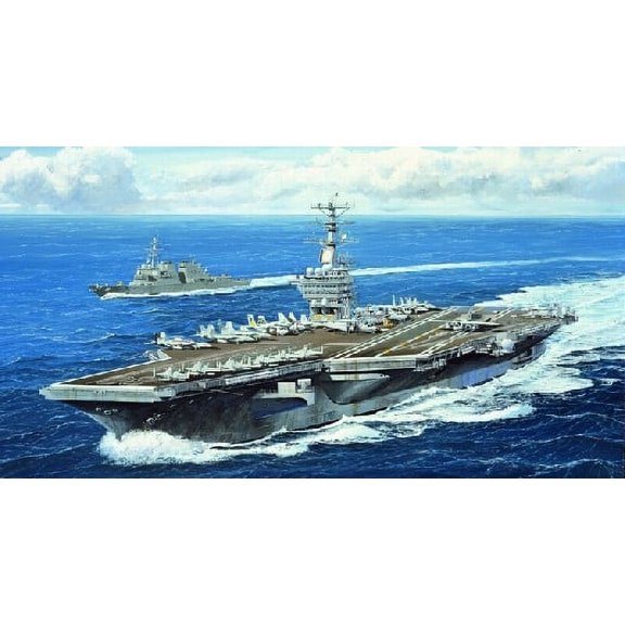 Trumpeter 1/700 USS Nimitz CVN68 Aircraft Carrier 2005 Model Kit