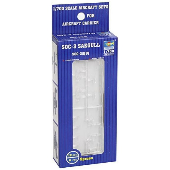 Trumpeter 1700 SOC3 Seagull Scout Aircraft Set for Warships (12-Box)