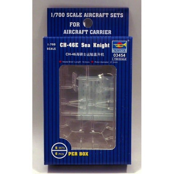 Trumpeter 3454 CH-46E Sea Knight Helicopters for 1/700 Scale Model Ships