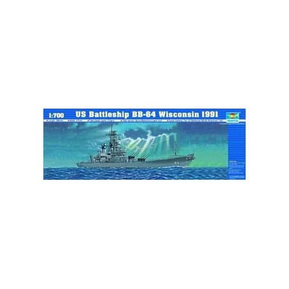 Trumpeter 5706 US Battleship Wisconsin 1991 1/700 Scale Plastic Model Kit