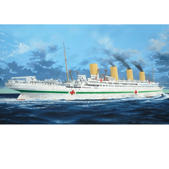 Trumpeter Assembly Kit 03721 1:200 Scale HMHS Britannic Plastic Precision Model