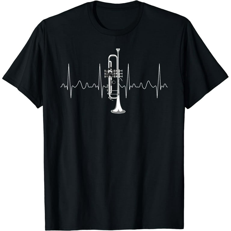 Clarinet Player Instruments Musicians Heartbeat T-Shirt Clarinet Player Instruments Musicians Heartbeat T-Shirt