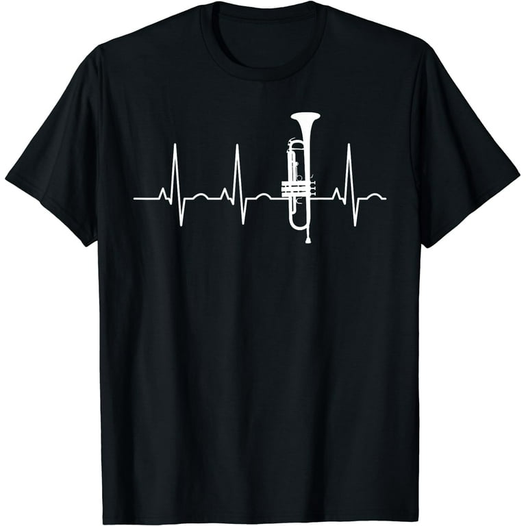 Trumpet Heartbeat Shirt - Best Trumpet Player T-Shirt Trumpet Heartbeat Shirt - Best Trumpet Player T-Shirt