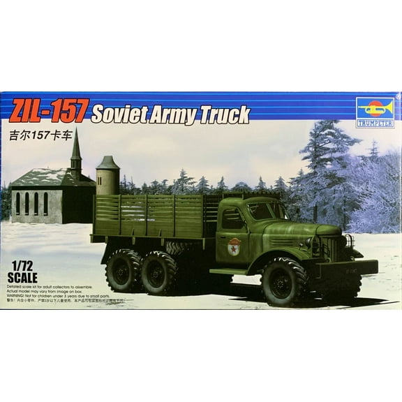 Trumpeter Military Assembled Model Kit 01101 Soviet ZIL-157 Truck 1/72