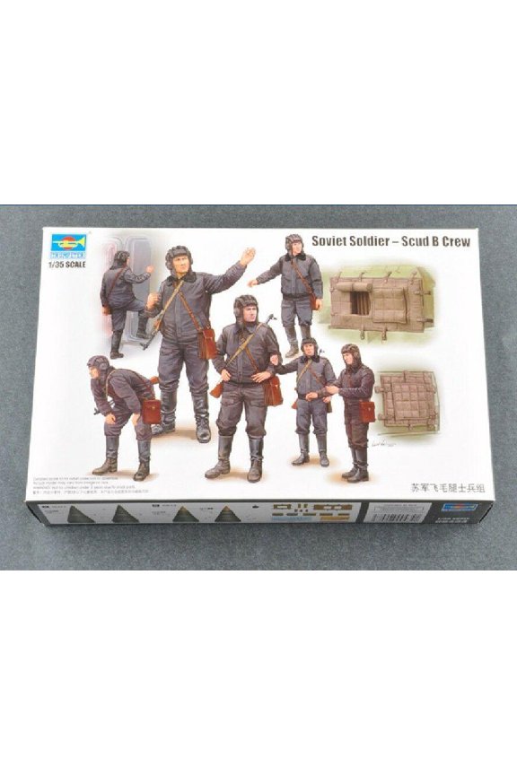 Trumpeter Model 00434 1/35 Scale Model Kit Soviet Scud B Crew