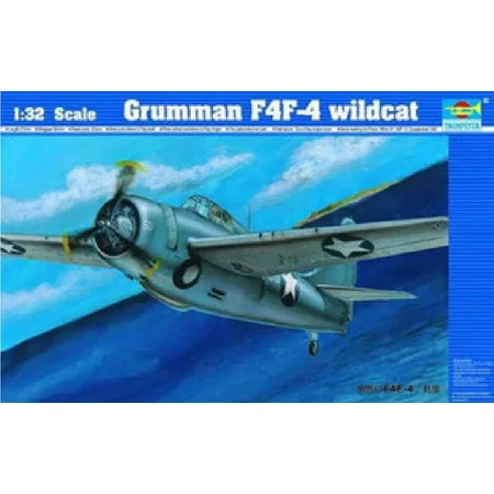 Trumpeter Model 02223 1/32 Grumman F4F-4 Wildcat model kit