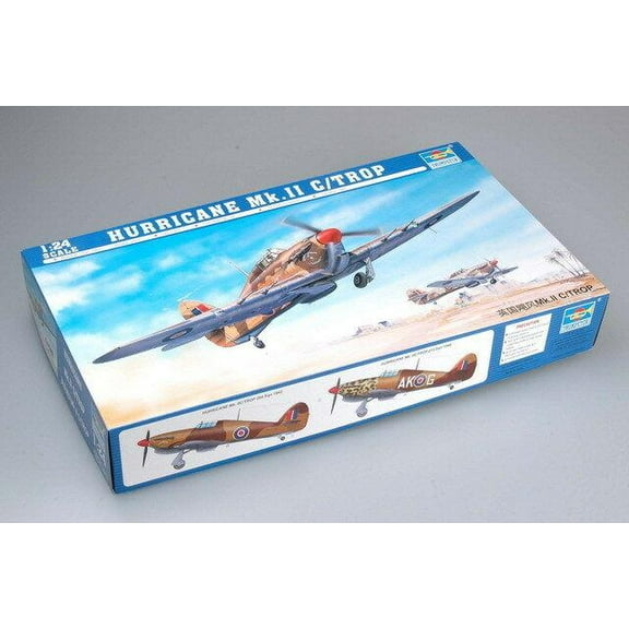 Trumpeter Model 02416 1/24 HURRICANE Mk. II C/TROP Model Kit