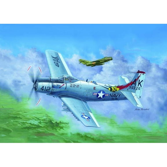 Trumpeter Models A-1H AD-6 Skyraider New